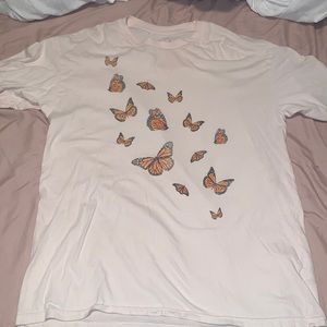 Pacsun oversize butterfly shirt